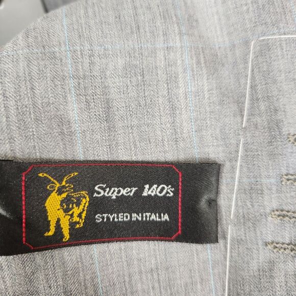 NEW Fazzi 100% Wool Super 100s 3 Button Sport Coat Blazer 40R - Picture 8 of 8